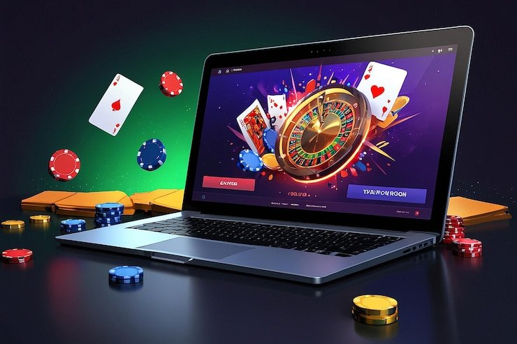 Antarmuka aplikasi mobile happy slot menampilkan pertandingan Liga 1 dan permainan kasino live-dealer
